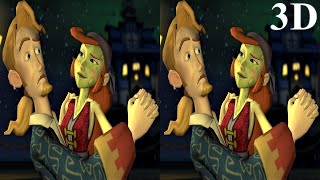 Tales of Monkey Island 3D video 1 SBS VR box google cardboard