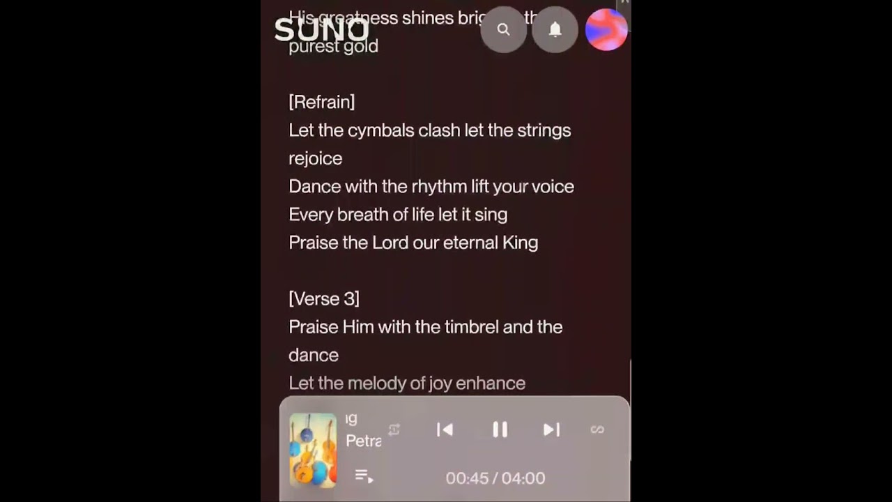 👍Suno AI Bilingual Song Of Praise ( in English & Latin) Demo 2