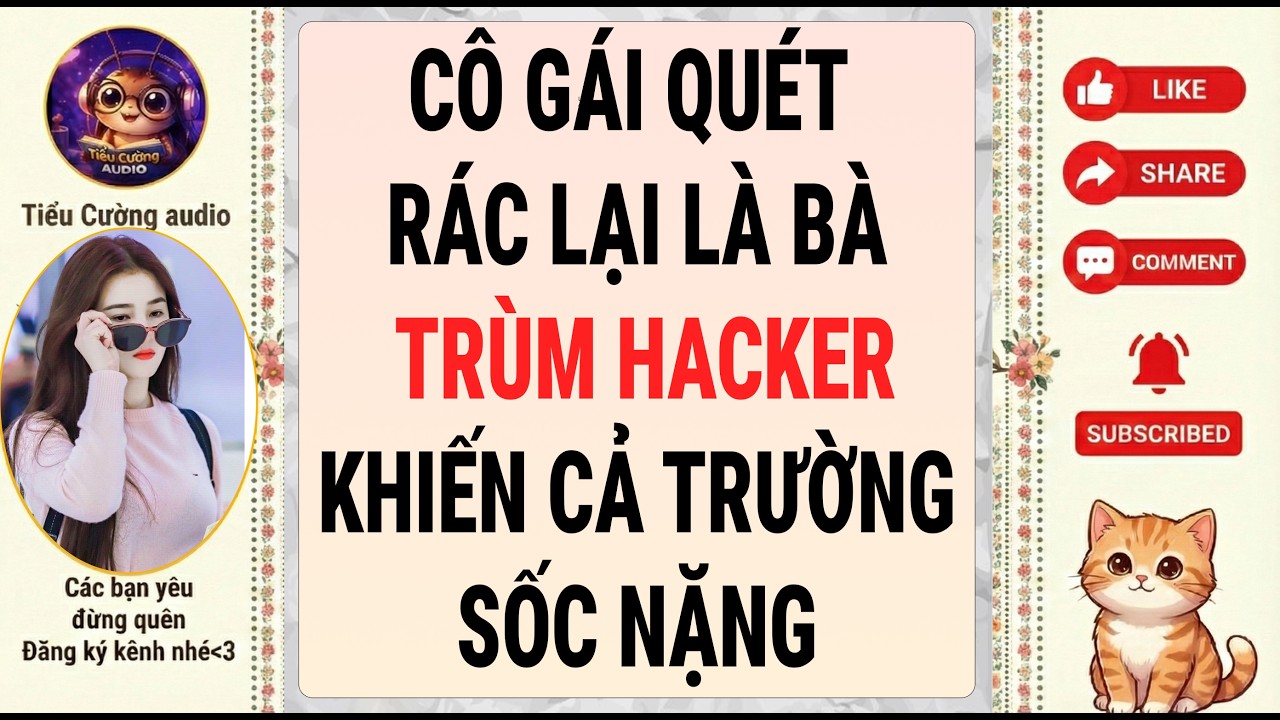 [Truyện Audio] CÔ GÁI QUÉT RÁC LẠI LÀ BÀ TRÙM HACKER KHIẾN CẢ TRƯỜNG SỐC NẶNG |Tiểu Cường Audio
