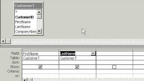 Microsoft Access 101 (for Access 2003) Lesson 10. Customer Query