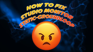 HOW TO FIX STUDIO MONITOR STATIC-GROUND LOOP!!! usb interface/subwoofer
