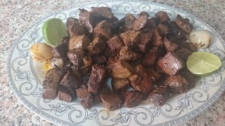 الكبدة بالطريقة السودانية  + دعم قناة الرابط /Sudanese Kitchen