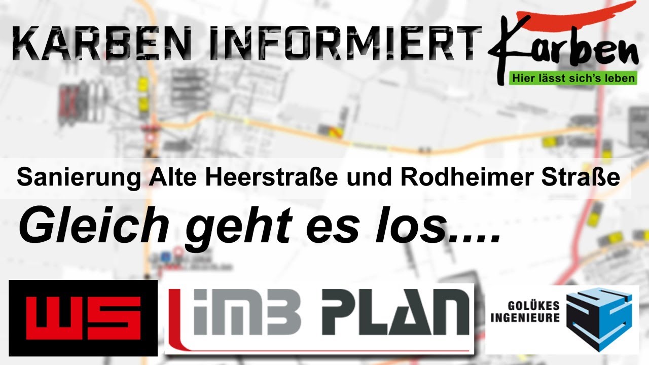 Die Stadt-Karben informiert! Sanierung "Alte Heerstraße - Rodheimer Straße" in Petterweil