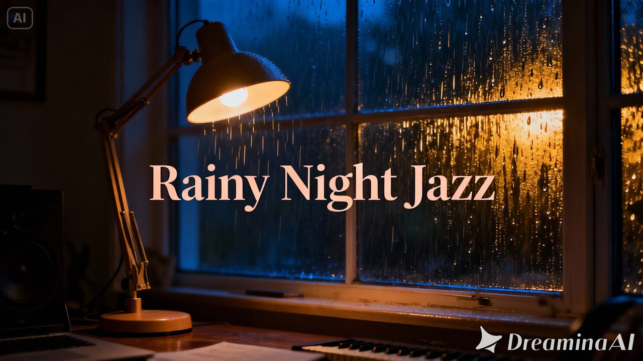 ⭐ Rainy Jazz for Sleep & Relaxation – Peaceful Night Music