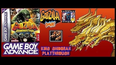 Godzilla domination: king ghidorah Playthrough