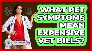 What Pet Symptoms Mean Expensive Vet Bills? - Ask A Pet Vet