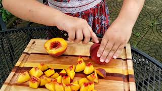 How to Freeze Peaches