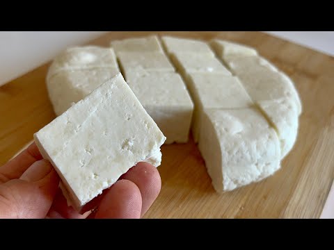 1 BARDAK Sirke İle Tam Kıvamında MAYASIZ Peynir 🧀 Yapımı