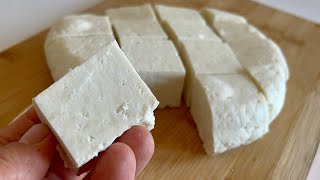 1 BARDAK Sirke İle Tam Kıvamında MAYASIZ Peynir 🧀 Yapımı