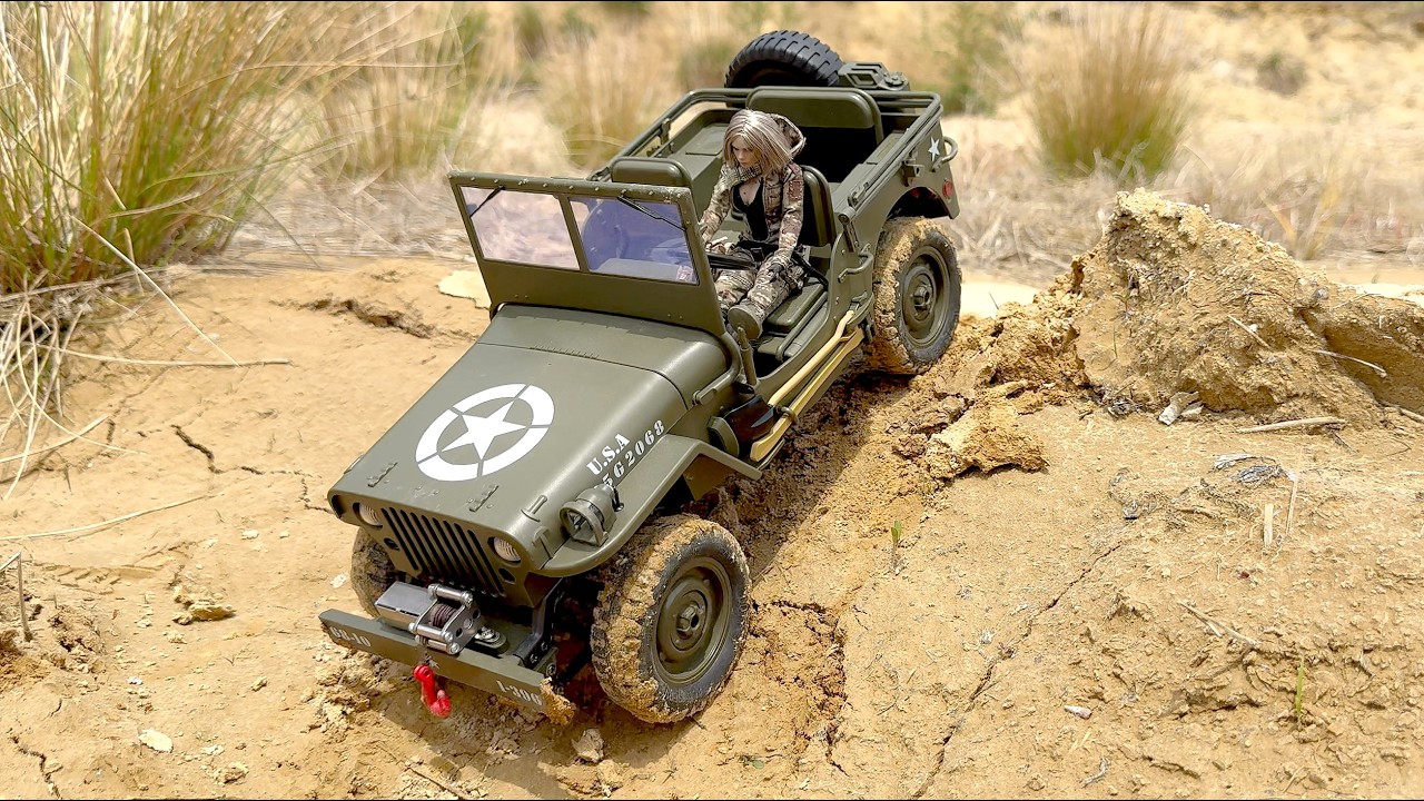 JJRC C8815 Military Vehicle 1/10 scale RC car | Off-road Drive-10