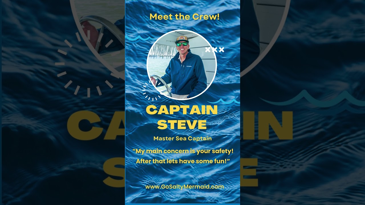 Meet Captain Steve of the Salty Mermaid Charter/Party Boat!