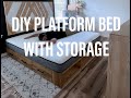 Diy platform bed with storage