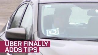 Uber Now Lets You Tip Drivers