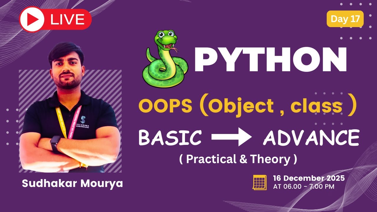 Python OOPs Constructor & Methods 🔥 | Real Examples | Hindi - YouTube