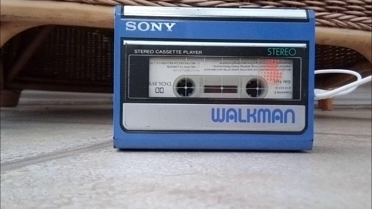 Sony WM-31 Blue Tape Cassette Player - YouTube