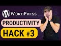 This FREE Secret WordPress Plugin Cuts My Work Time in Half