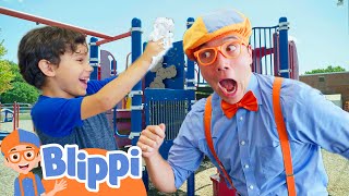 Blippi's School Day Visit! | Fun Learning | Blippi Educational Videos For Kids