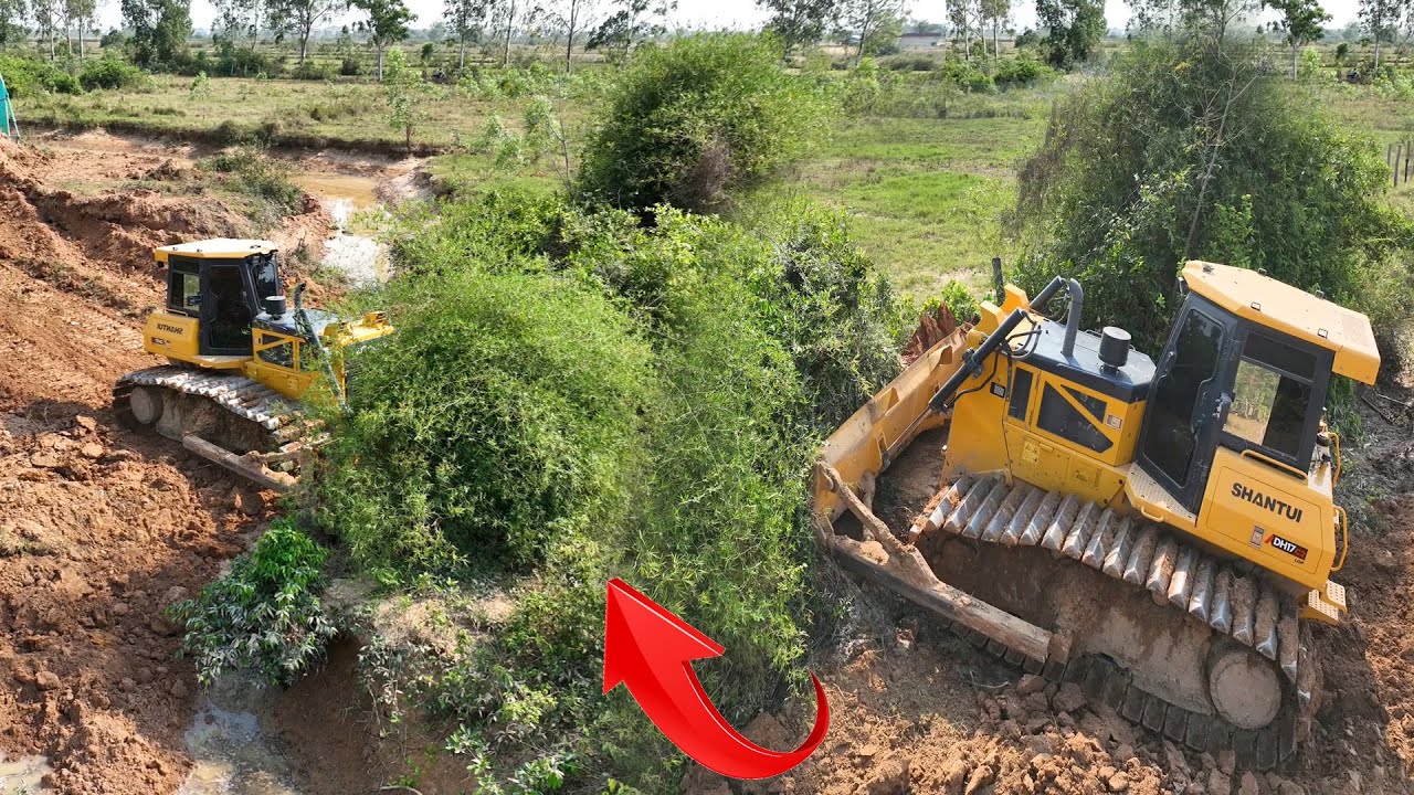 Project Making New Road Develop Incredible Super Bulldozer Fight ...
