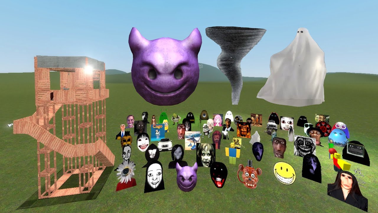 Too Much Nextbots Vs Towers in Garry's Mod