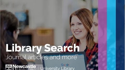 Library Search: journal articles and more