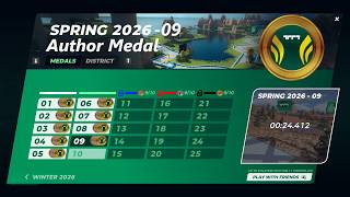 Trackmania Spring Campaign 2026 - 09 Author Medal 0:24.412