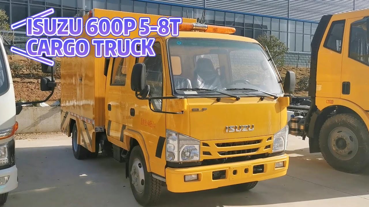 High Performance Isuzus 600P 5-8T Cargo Truck Euro 3 Tow Truck 