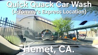 Tommy-Sonny's Tunnel - Quick Quack Car Wash Hemet