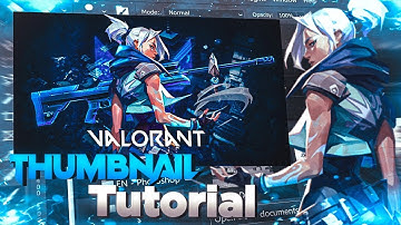 HOW TO MAKE COOL VALORANT THUMBNAILS AT ANDROID | IBIS PAINTX