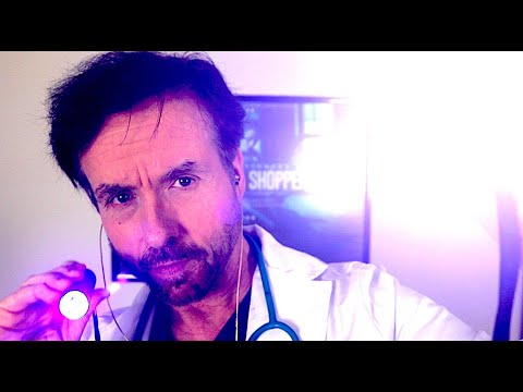 Asmr Male Doctor Check Up Cranial Nerve Exam, Eye, Ear 1 HOUR