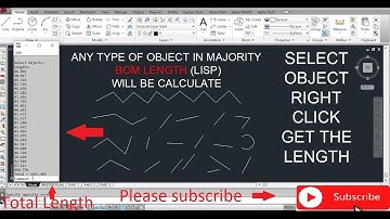 You must have this (Bomlength) lisp how to calculate any type of object length in majority