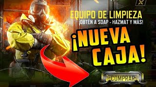 Nueva Caja Equipo de Limpieza Soap - Hazmat en COD Mobile