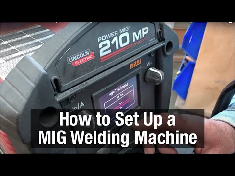MIG Welder Machine Setup and Use for Beginners - YouTube