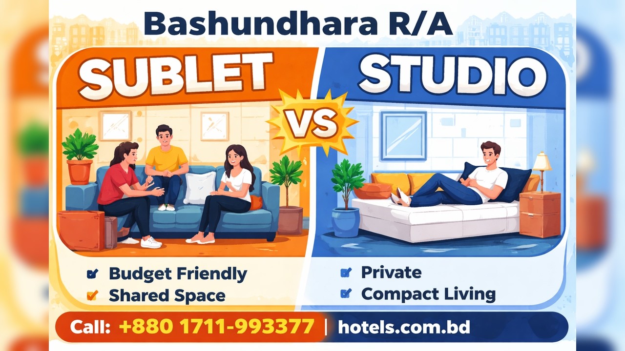 Sublet Vs Rent Sublet vs. Studio in Bashundhara R/A: Navigating Your Home Search ...