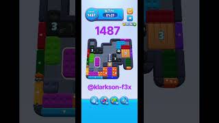 COLOR BLOCK JAM 1487, Realtime, Tutorial, #colorblockjam #games #ludolads #gaming #ludo