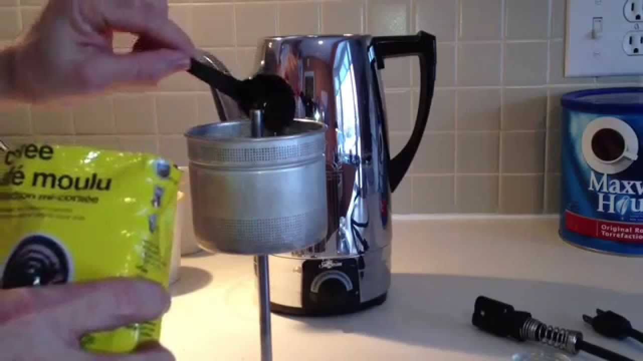 OLD Vintage Automatic Percolator General Electric GE Coffee Maker REVIEW  and How To Use 94P15 