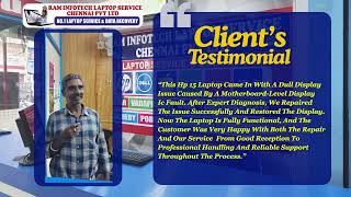 HP Laptop Dull Display Fix in Ambattur | Client Testimonial 🔧