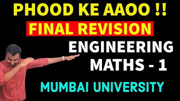 PHOOD KE AAOO | UNIVERSITY EXAM | MUMBAI UNIVERSITY | FINAL DAY REVISION | ENGINEERING FIRST YEAR