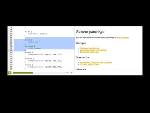 Pseudo-classi dinamiche CSS | Khan Academy