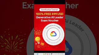 100% FREE $99 USD Generative AI Leader Exam Voucher | Google Cloud Launchpad GAIL APAC 🚀 #genai