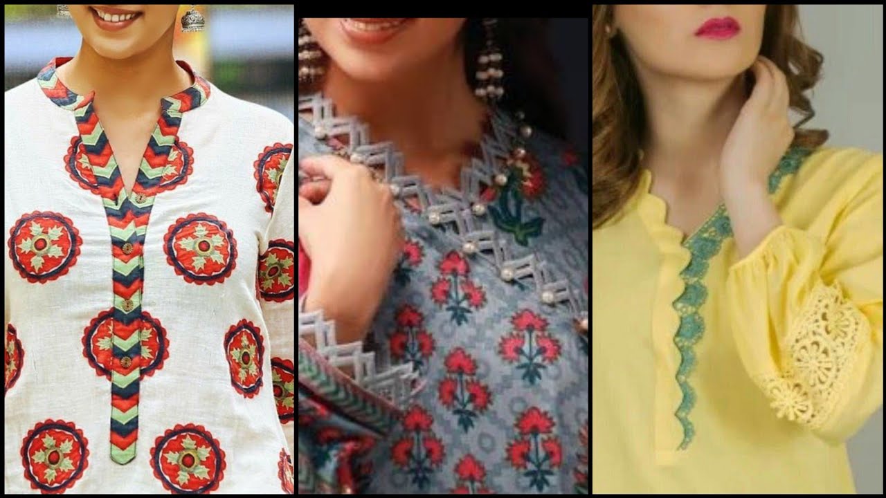 Very very useful new style neck design for Kirti, shirts, tunic top,peplum top