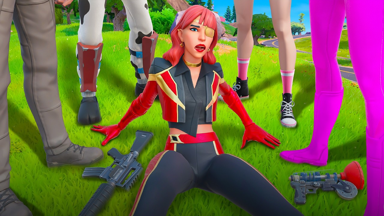 ICH WURDE VON 5 YOUTUBERN IN FORTNITE GEJAGT...