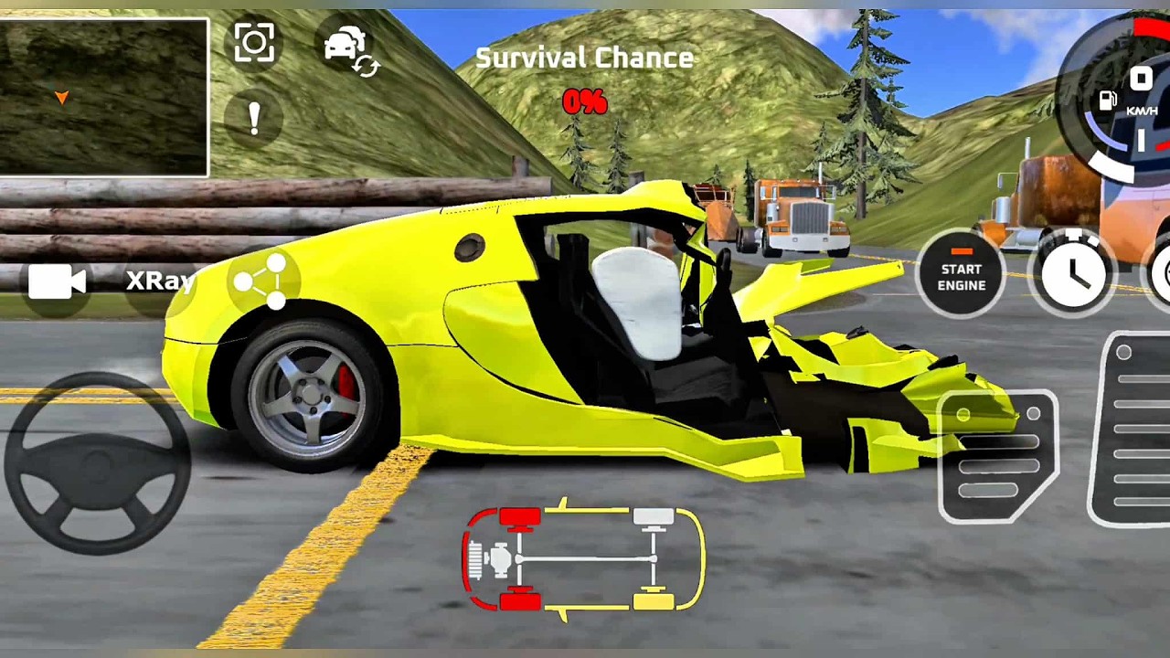 Drive CSX - High Speed Crashes and Fails : Ultimate Car Crash Simulator (Survival Chance) Ep.69