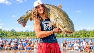 Biggest Fish At The Noodling Tournament! (keota)