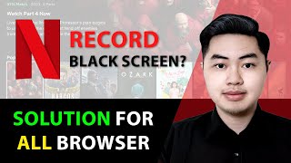 Fix record Black Screen Netflix on All Browser (2025) - Fix in 1 Minute