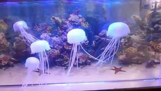Fake jellyfish tank
