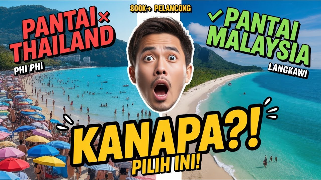 KENAPA PELANCONG THAI KINI PILIH MALAYSIA BERBANDING PANTAI SENDIRI?‼️