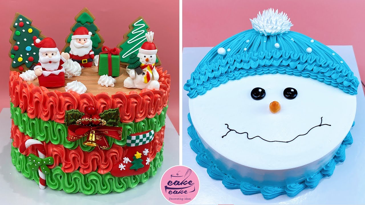 So Yummy Merry Christmas Cake Decorating Tutorials For Birthday | Part 172
