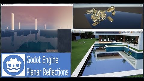 Godot Engine Planar Reflections #godot #godotengine #planarreflection #reflections