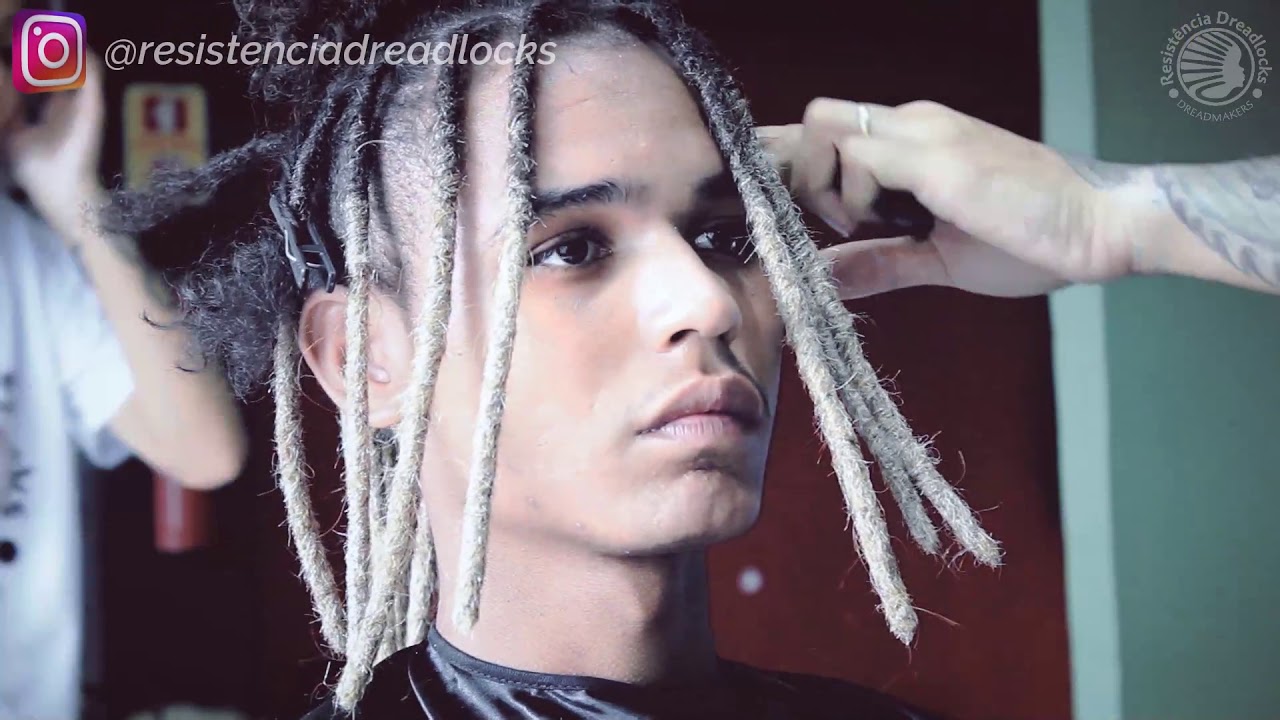 Transformação Dreadlock Vinícius Undercut Loiro Dread Transformation Youtube