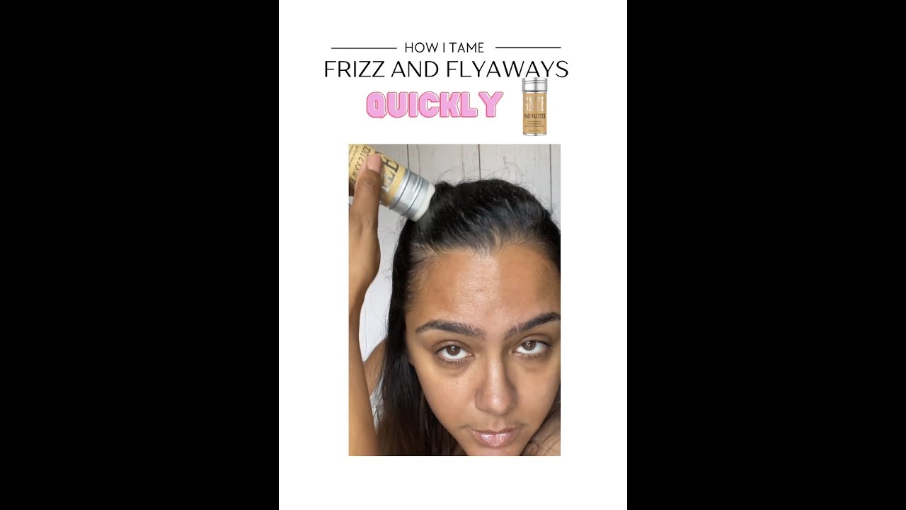 How I Tame Frizz and Flyaways QUICKLY | SNTE Hair Wax Stick